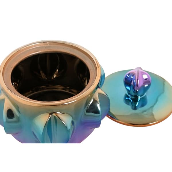 Vase Home ESPRIT Multicolour Stoneware Modern 15 x 15 x 14 cm