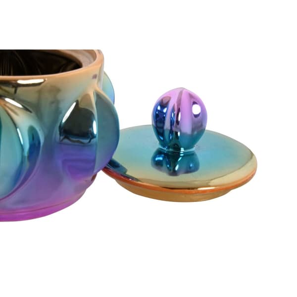 Vase Home ESPRIT Multicolour Stoneware Modern 15 x 15 x 14 cm