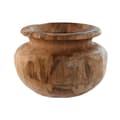 Miniatyrbillede 1 af 4: Vase Home ESPRIT Natural Dark brown Teak 30 x 30 x 20 cm