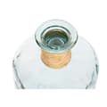 Miniatyrbillede 3 af 4: Vase Home ESPRIT Transparent Rushes Recycled glass Natural 25 x 25 x 75 cm