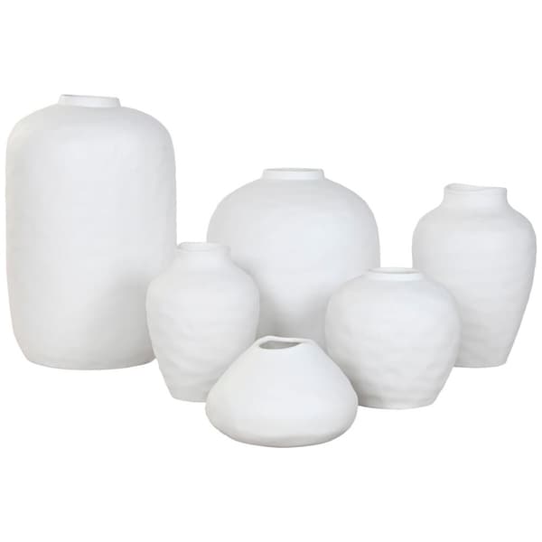 Vase Home ESPRIT Beige Stoneware Traditional style 26 x 26 x 19 cm