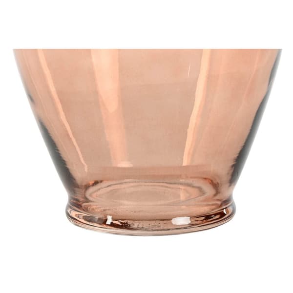 Vase Home ESPRIT Amber Crystal Modern 16 x 16 x 27 cm