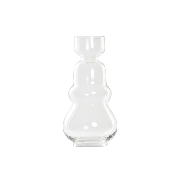 Vase DKD Home Decor Crystal Transparent Modern (14 x 14 x 30 cm)