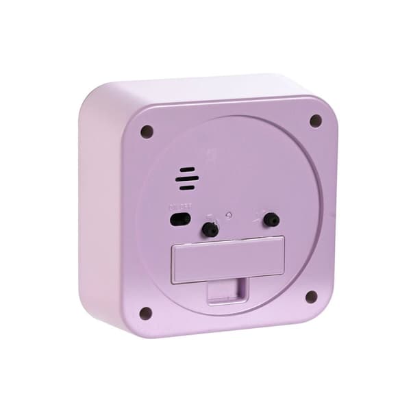Table clock Home ESPRIT Green Pink Coral Lilac 11 x 4,7 x 11 cm
