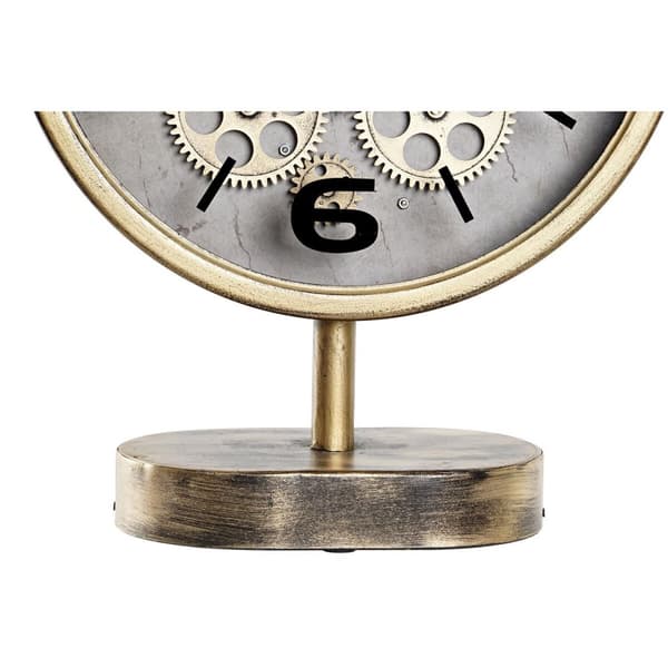 Table clock DKD Home Decor Gears Iron (30 x 12 x 41 cm)