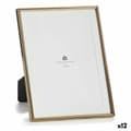 Miniatyrbillede 1 af 2: Photo frame MS61001-MAT GOLD Golden Crystal Steel (12 Units)