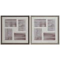 Miniatyrbillede 1 af 3: Photo frame Home ESPRIT Brown Natural Crystal polystyrene Urban 34 x 3 x 34 cm (2 Units)