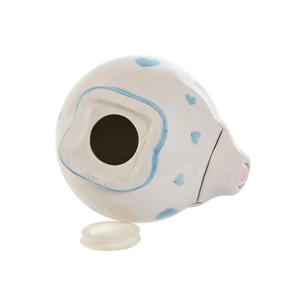 Money box Home ESPRIT Dolomite Pig 15 X 13 X 12 cm (2 Units)