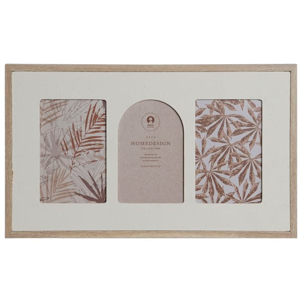 Photo frame Home ESPRIT Beige Crystal MDF Wood Scandinavian 39 X 2 X 24 cm