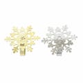 Miniatyrbillede 2 af 4: Napkin holder DKD Home Decor Set Metal Snowflakes (5 x 5 x 17 cm) (2 Units)