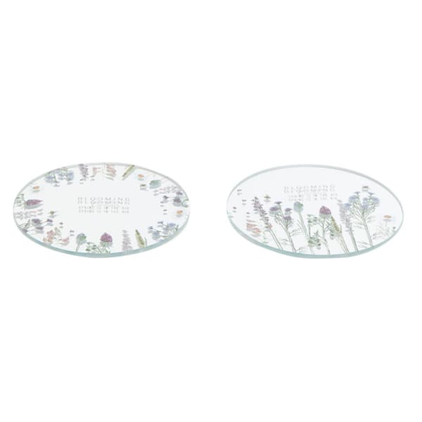 Lantern DKD Home Decor Crystal Multicolour Butterfly (10 x 10 x 1 cm) (2 unidades)