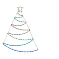 Miniatyrbillede 1 af 2: Lighting decoration Lifetime Christmas Tree LED RGB 66 x 87 cm
