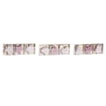 Miniatyrbild 1 av 4: Hanging decoration DKD Home Decor Pink Light Pink Wood 6,5 x 1 x 6,5 cm (9 Pieces) (3 Units)
