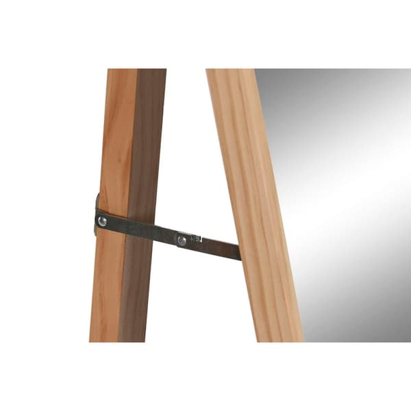 Free standing mirror Home ESPRIT Natural Crystal Pinewood 50 X 40 X 160 cm