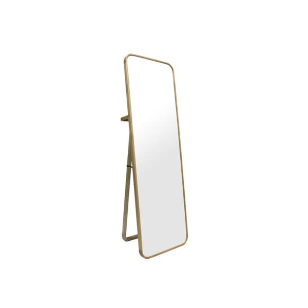 Dressing Mirror Home ESPRIT Natural Crystal Pinewood 52 x 40 x 167 cm