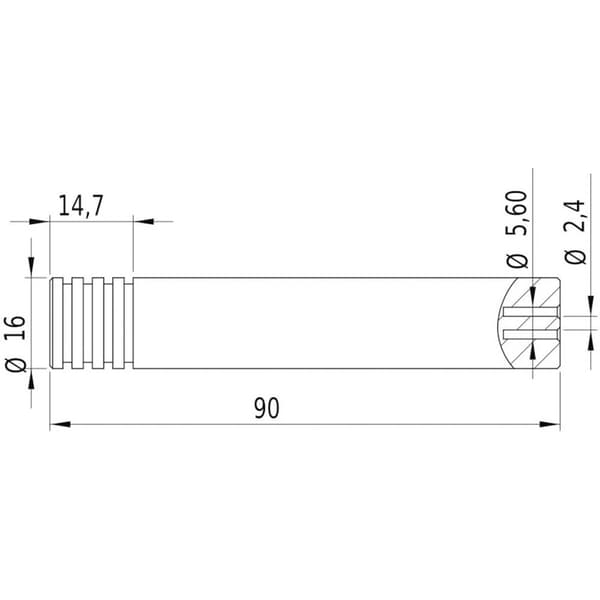 Picotronic Lasermodul Linje Röd 16 mW LH650-16 (16X90) -NT-MOUNT
