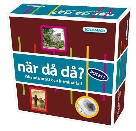 Egmont, När då då pocket, Ökända brott, Sällskapsspel (SE)