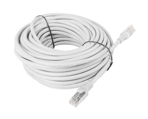 Cat6 UTP Nettverkskabel 15 Meter Grå