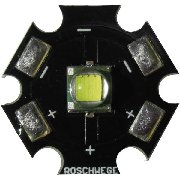 Roschwege HighPower-LED Kallvit 10 W 280 lm 3.1 V 1500 mA Star-W6000-10-00-00