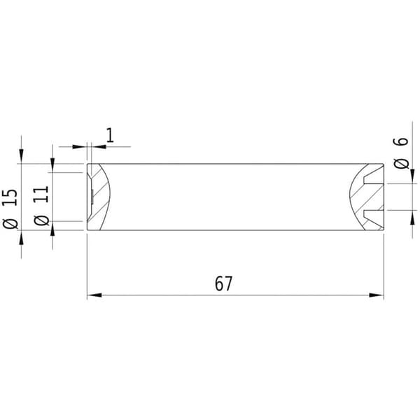 Laserfuchs Lasermodul Punkt Röd 1 mW SEKVENS650-1 -4.5 (15x68)