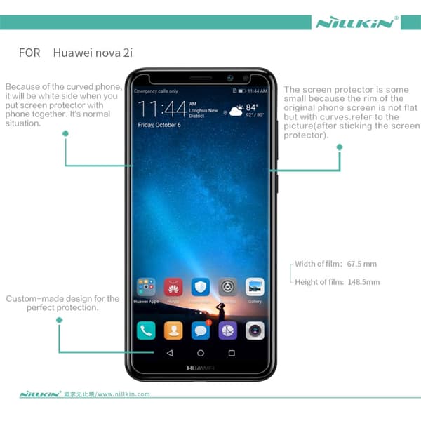 NILLKIN Anti-fingerprint HD Clear LCD Screen Protector for Huawei Mate 10 Lite