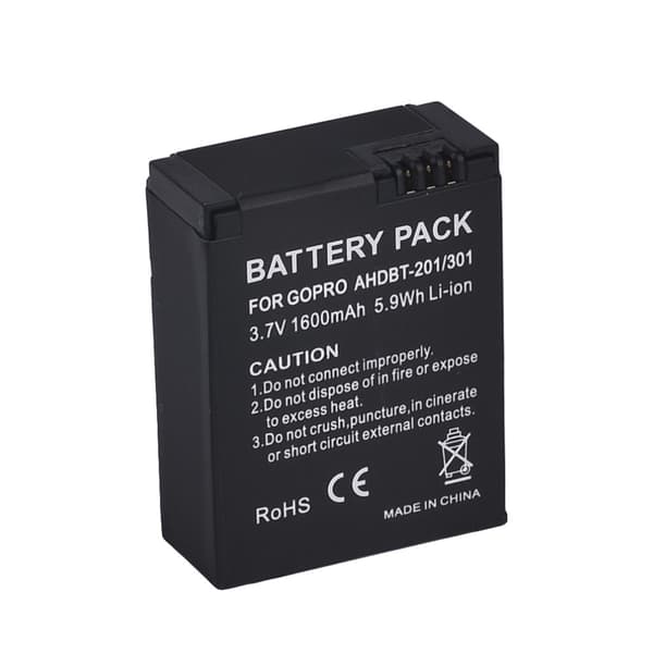 1600mAh AHDBT-201 AHDBT-301 akun vaihto GoPro Hero 3 3+: lle