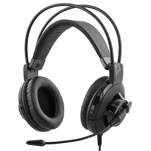 DELTACO Gaming headset 2x3,5mm 2,1m cable