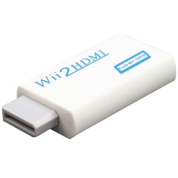 Wii til HDMI-adapter, HDMI-adapter kompatibel med Nintendo Wii