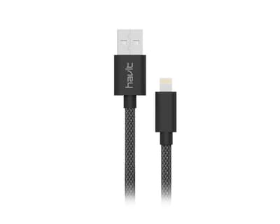 USB til Lightning kabel MFi 1 Meter Sort