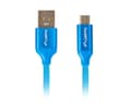 Miniatyrbild 3 av 6: USB 2.0 Kabel Premium MICRO-B till USB 1.8 Meter QC 3.0 Blå