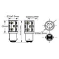 Miniatyrbild 2 av 2: Barthelme 52190215 LED-lampa Vit BA15d 24 V/DC, 24 V/AC 35 mA 42 lm