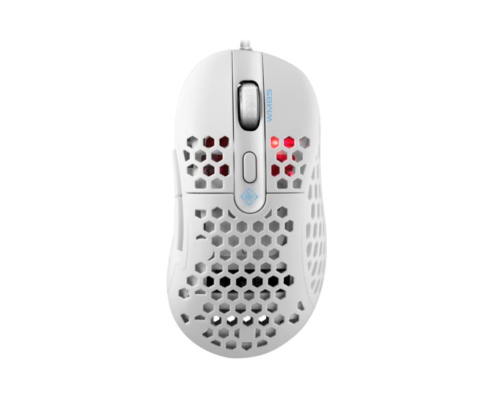 WM85 Ultralett Gaming Mus White Line