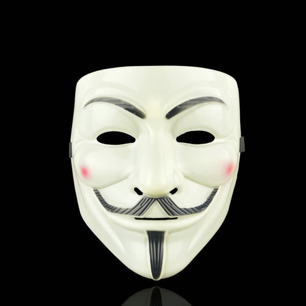 Mask Costume Party Cosplay Mask Halloween - Guy Fawkes Yellow-Red