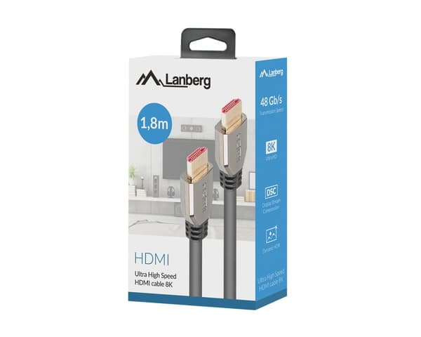 Premium HDMI 2.1 Kabel 4K/8K UHD (1.8 Meter)