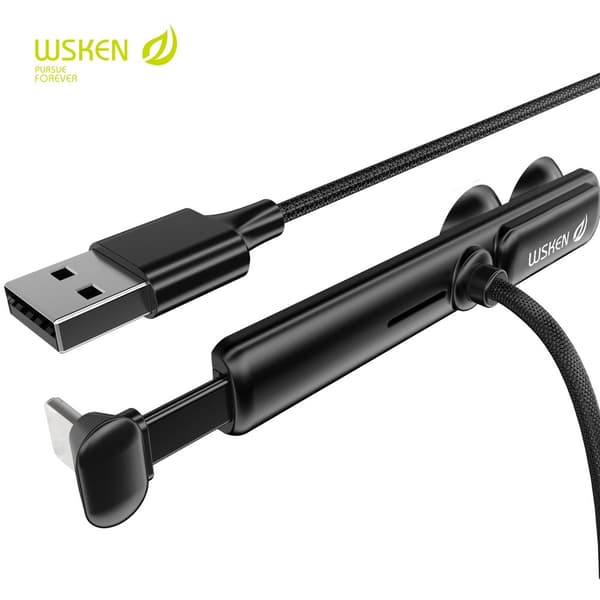 WSKEN Gaming 2 Typ-C USB-C Laddning data synkkabel 1.2m sugpropp