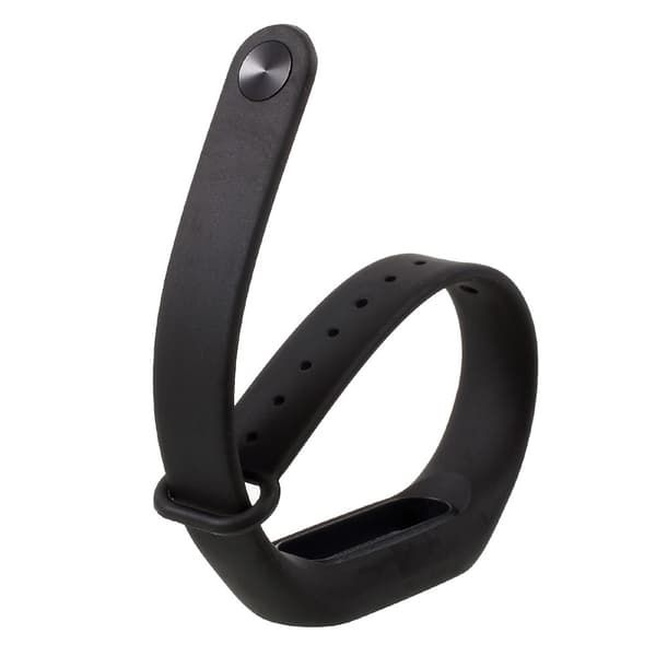 Flexibelt TPU ArmBand för Xiaomi Mi Band 2 - Svart