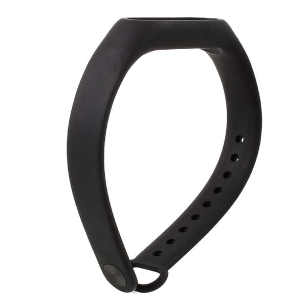 Flexibelt TPU ArmBand för Xiaomi Mi Band 2 - Svart