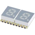 Miniatyrbild 1 av 2: Kingbright 7-segments-display Gul 5.08 mm 1.95 V Siffertal: 2 KCDC02-107
