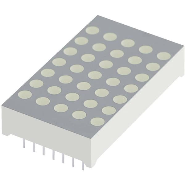 Kingbright Punktmatris-display Röd 30.6 mm 1.85 V TC12-11SURKWA