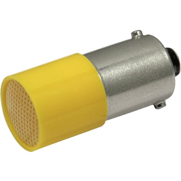 CML 18824122 LED-signallampa Gul BA9s 110 V/DC, 110 V/AC 0.4 lm