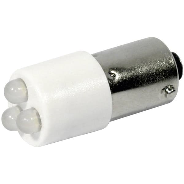 CML 1862035W3 LED-signallampa Kallvit BA9s 24 V/DC, 24 V/AC 2400 mcd