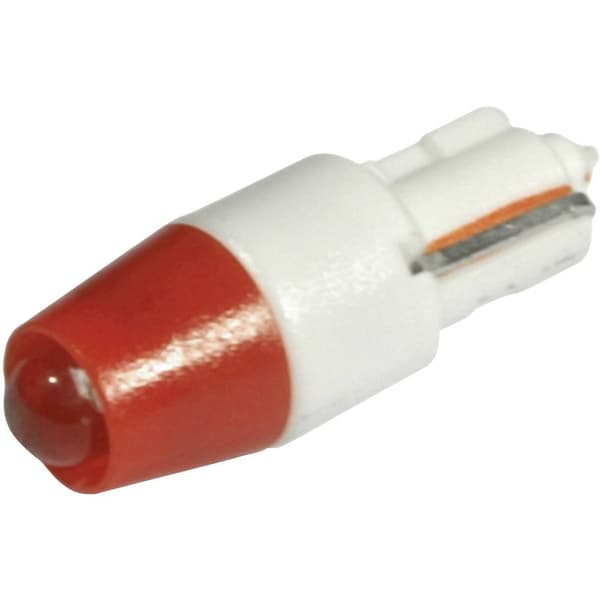 CML 1511A35UR3 LED-signallampa Röd W 2 x 4.6 d 24 V/DC, 24 V/AC 230 mcd