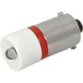 Miniatyrbild 1 av 2: CML 18602250 LED-signallampa Röd BA9s 12 V/DC, 12 V/AC 390 mcd
