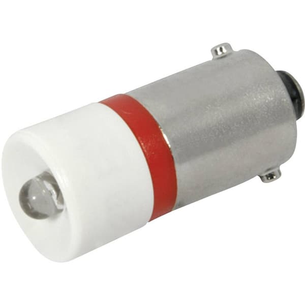 CML 18602250 LED-signallampa Röd BA9s 12 V/DC, 12 V/AC 390 mcd