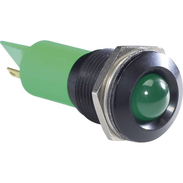 APEM Q16P1BXXG12E LED-signallampa Grön 12 V/DC