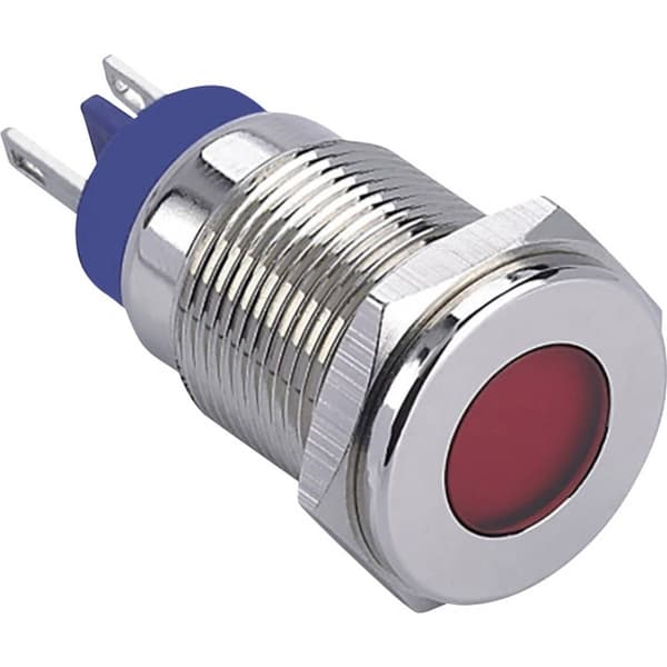 TRU COMPONENTS GQ16F-D/J/R/12V/N LED-signallampa Röd 12 V/DC