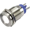 Miniatyrbild 1 av 3: TRU COMPONENTS GQ16F-D/W/12V/N LED-signallampa Vit 12 V/DC