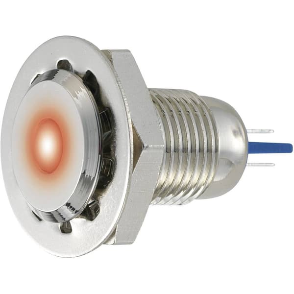 TRU COMPONENTS 149496 LED-signallampa Röd 24 V/DC, 24 V/AC
