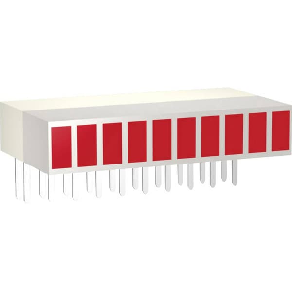 Signal Construct ZAEW1030 LED-serie 10x Röd (L x B x H) 25.4 x 14 x 5 mm