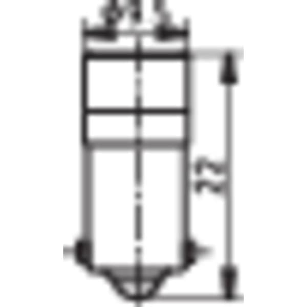 Signal Construct MWCB22689 LED-signallampa Vit BA9s 230 V/AC